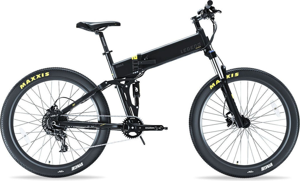 VTT Electrique Pliant Tout-Suspendu Legend Etna 27.5  14Ah (504Wh) 11v Noir Onyx
