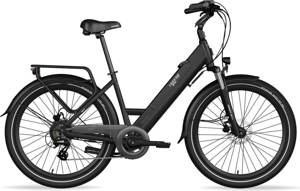 Vélo de Ville Electrique Legend Milano 26  14Ah (504Wh) 7v Noir Onyx