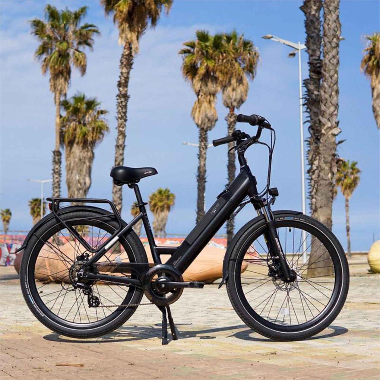 Vélo de Ville Electrique Legend Milano 26  14Ah (504Wh) 7v Noir Onyx