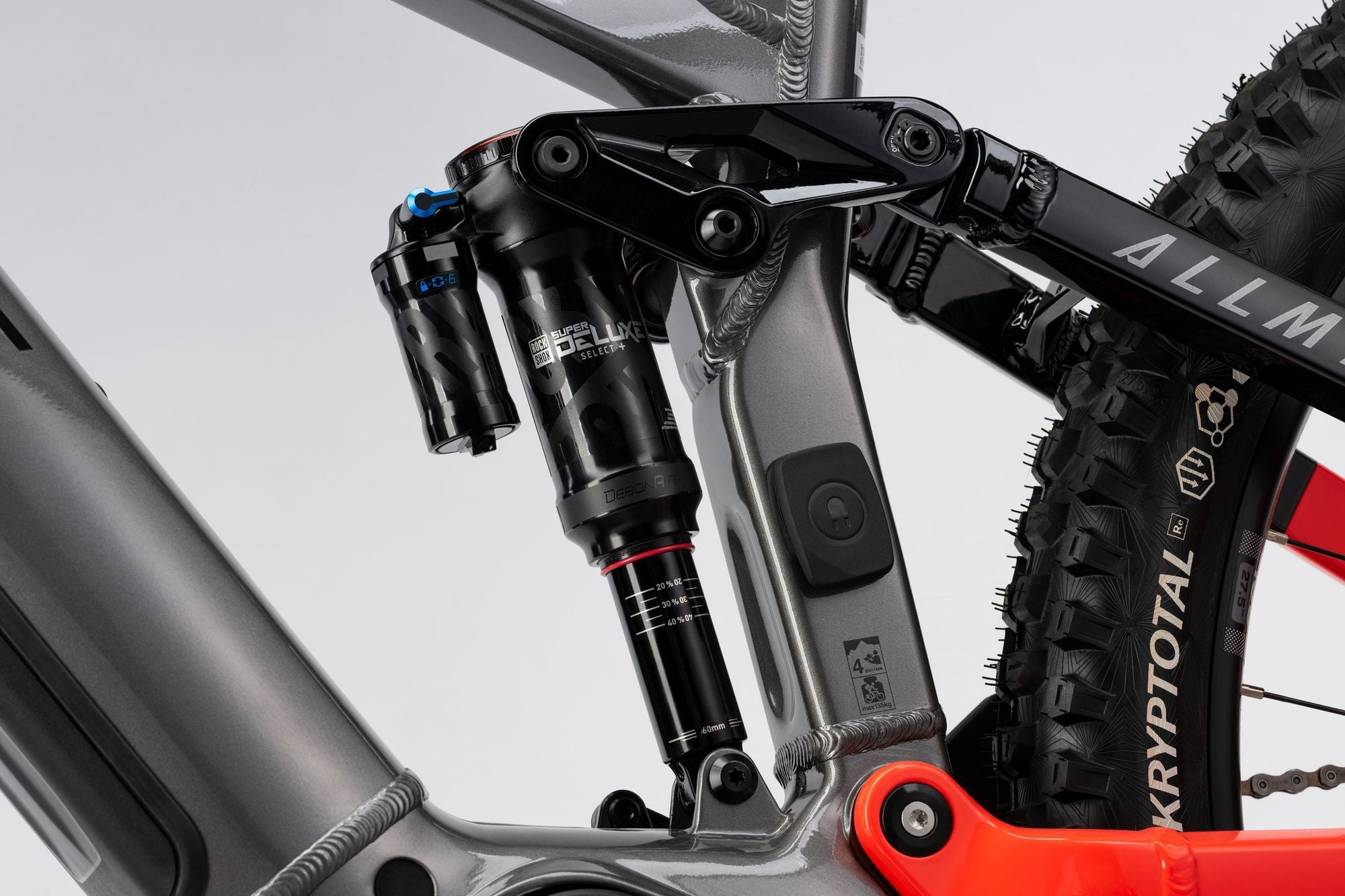 VTT Électrique Tout-Suspendu Haibike AllMtn 4 Sram NX 12V 800 Wh MX (29/27.5'') Noir/Rouge 2025