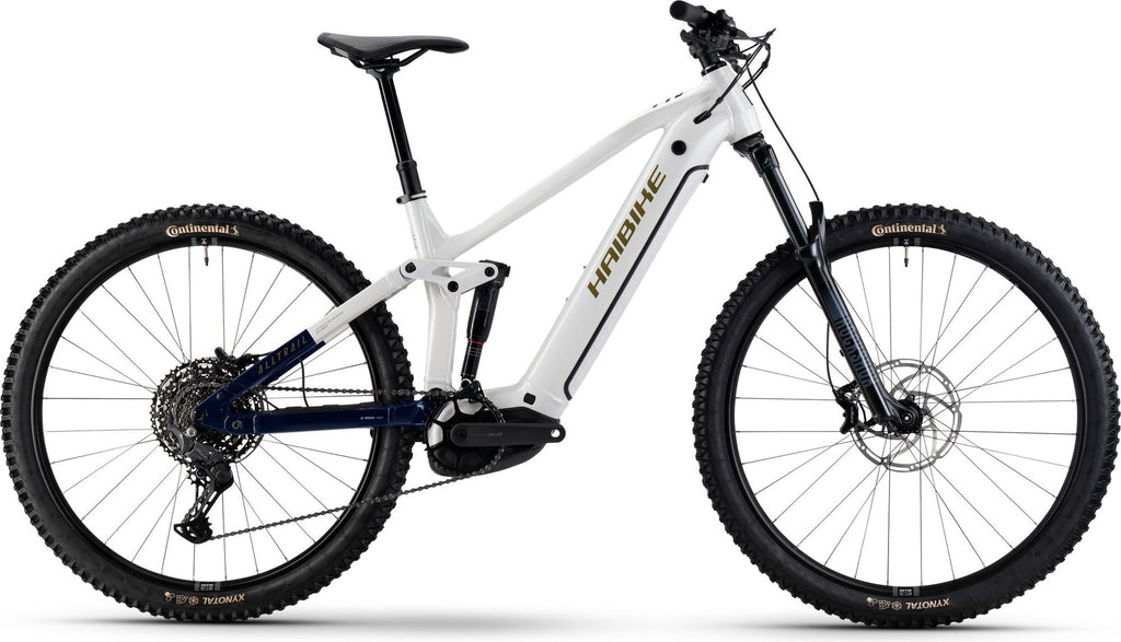 VTT Électrique Tout-Suspendu Haibike AllTrail 8 11V 600 Wh Bosch 85 Nm 29'' Blanc/Bleu 2025