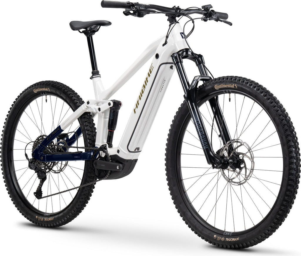 VTT Électrique Tout-Suspendu Haibike AllTrail 8 11V 600 Wh Bosch 85 Nm 29'' Blanc/Bleu 2025