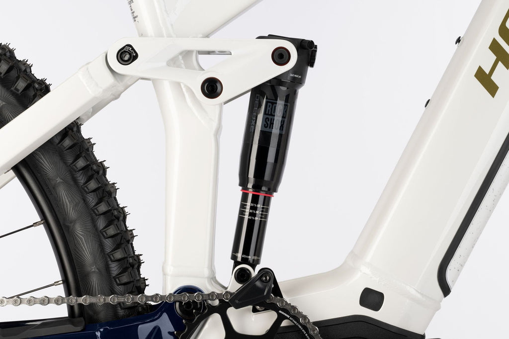 VTT Électrique Tout-Suspendu Haibike AllTrail 8 11V 600 Wh Bosch 85 Nm 29'' Blanc/Bleu 2025