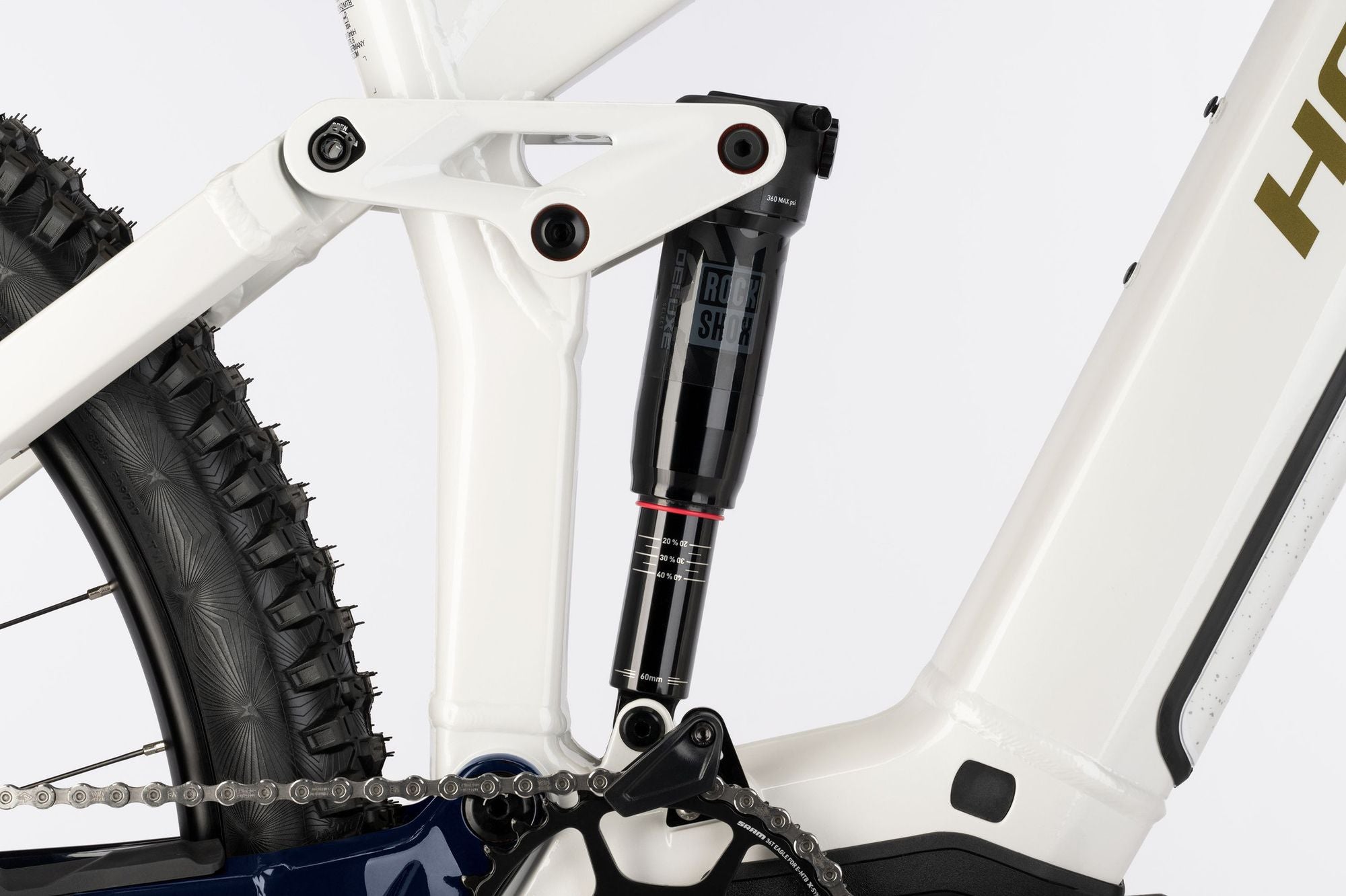 VTT Électrique Tout-Suspendu Haibike AllTrail 8 11V 600 Wh Bosch 85 Nm 29'' Blanc/Bleu 2025