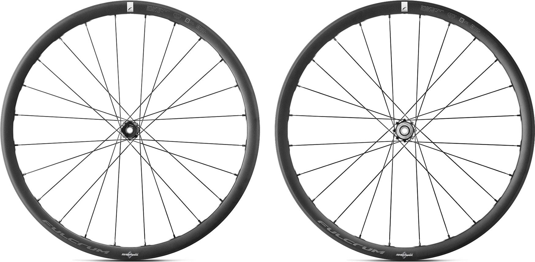 Paire de Roues Fulcrum Soniq ALX 700 mm | 12x100 - 12x142 mm | Center Lock