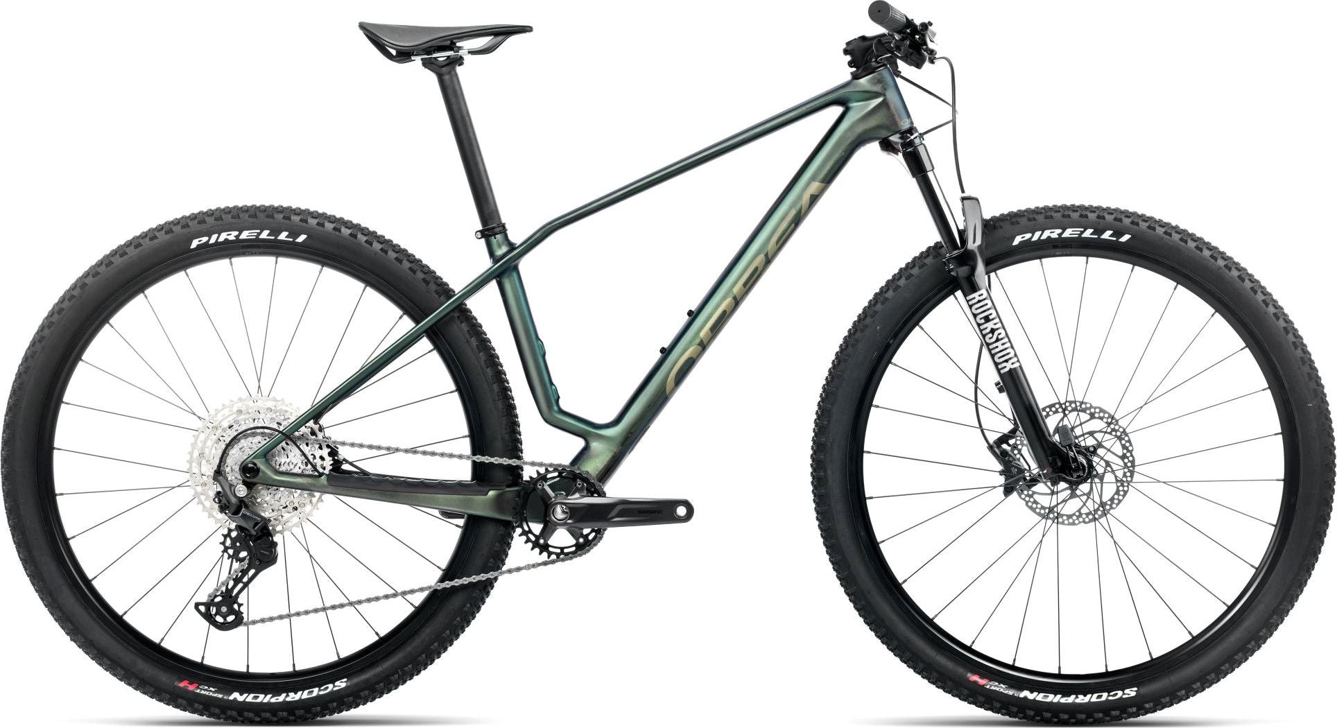 VTT Semi-Rigide Orbea Alma M50 Shimano 12V 29'' Vert Seaweed Carbon View 2025