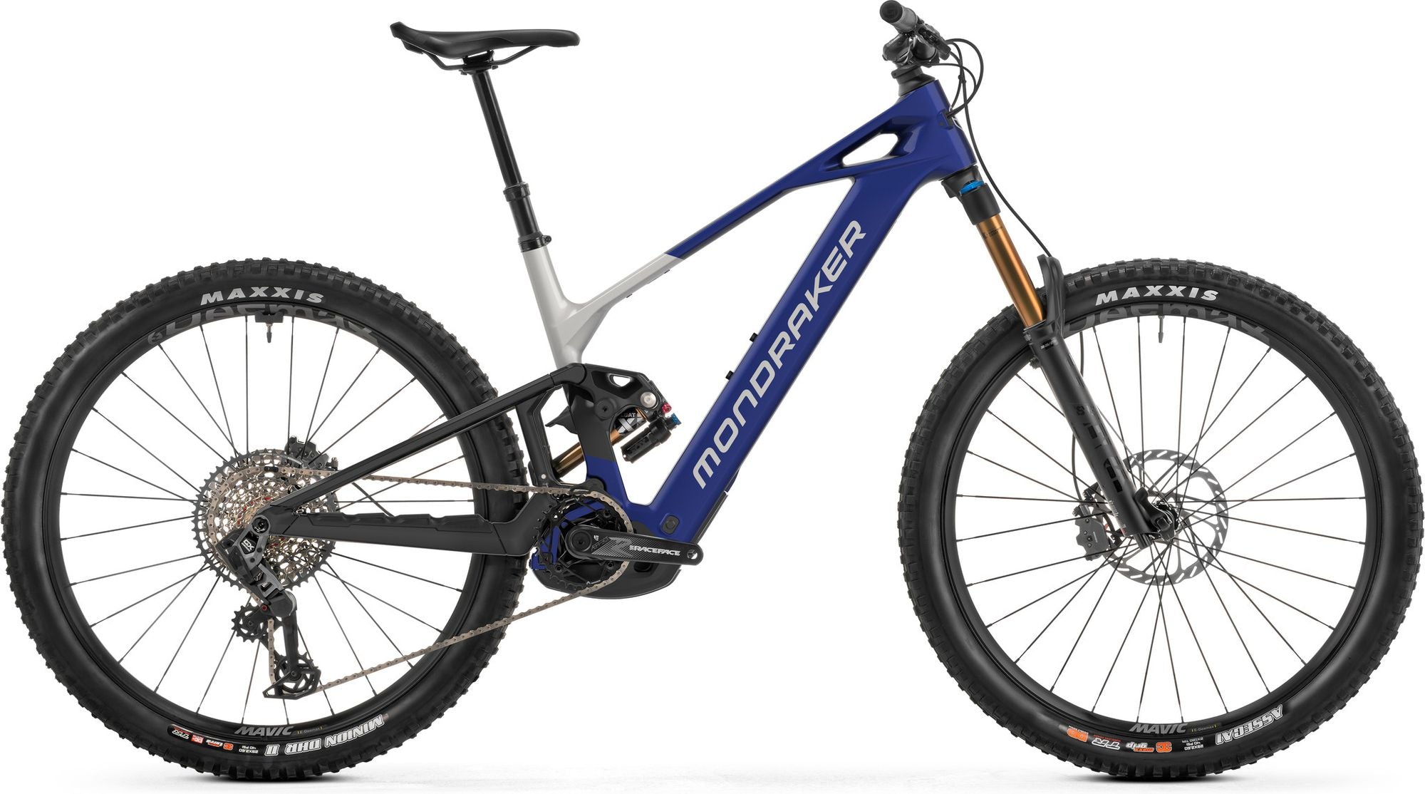 VTT Électrique Tout-Suspendu Mondraker Crafty Carbon RR 12V 800 Wh Bosch 120 Nm 29'' Bleu 2026
