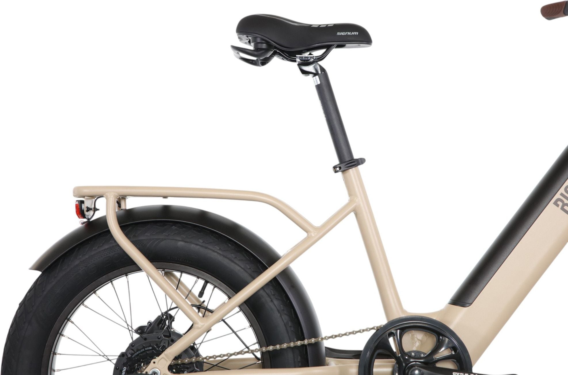 Vélo Cargo Shortail Électrique Bicyklet Shimano Altus 7V 670 Wh 20'' Beige Ivoire