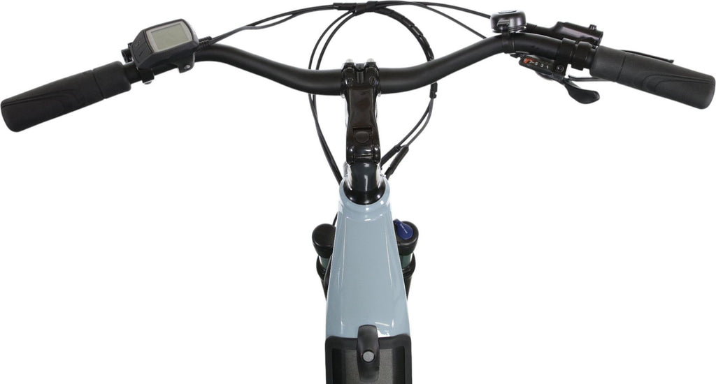 VTC Électrique Bicyklet Lucien Shimano Alivio 9V 400 Wh 29'' Bleu Givré