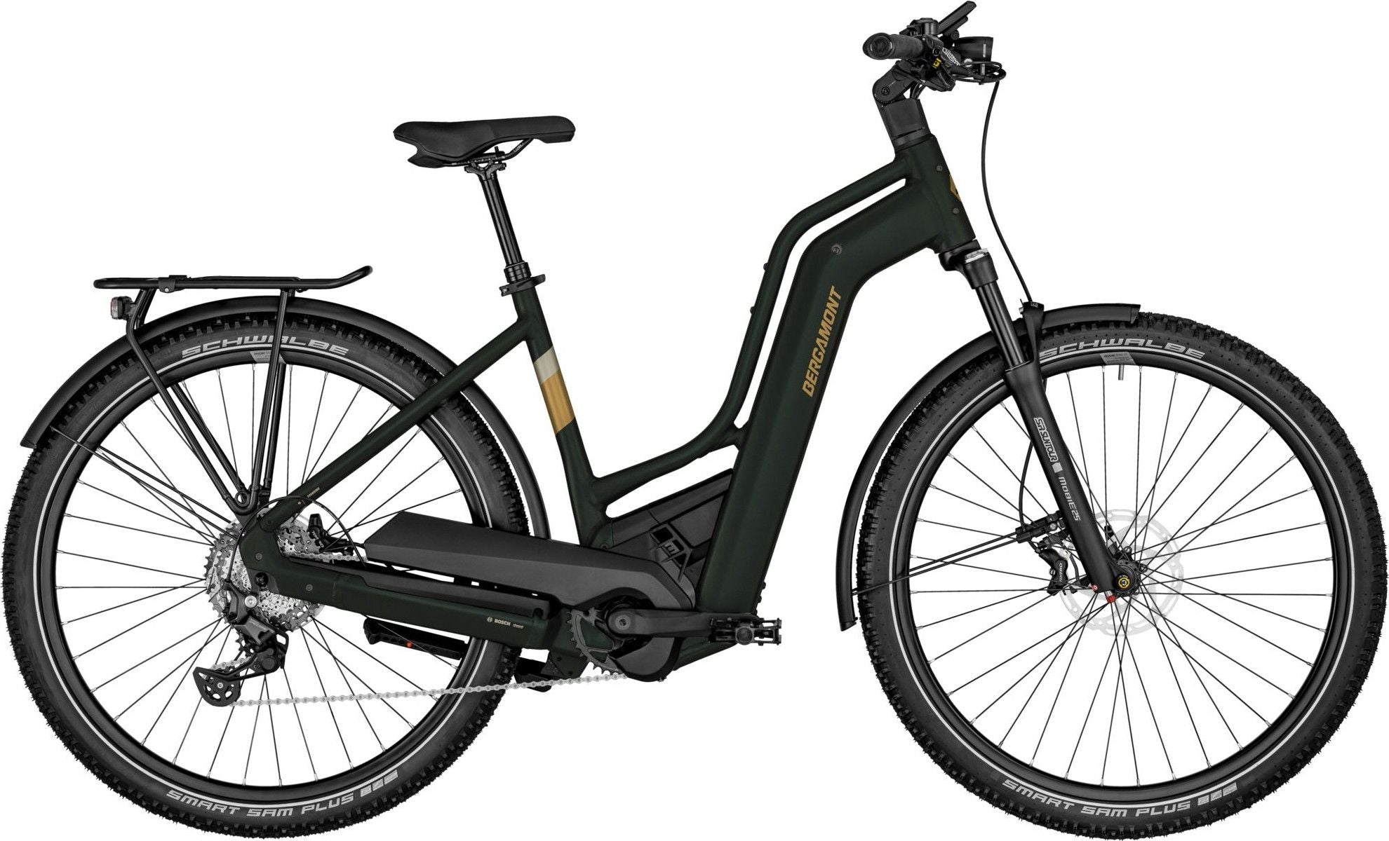 VTC Électrique Bergamont E-Horizon SUV 6 Amsterdam Shimano Deore 10V 625Wh 700mm Noir - Vélo d'Exposition
