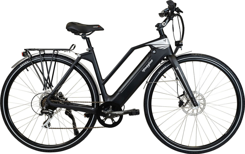 Vélo électrique Vadrouilleur 21.1 - Full carbone - Autonomie 100Km - Noir