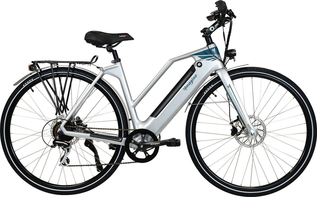 Vélo électrique Vadrouilleur 21.1 - Full carbone - Autonomie 100Km - Gris