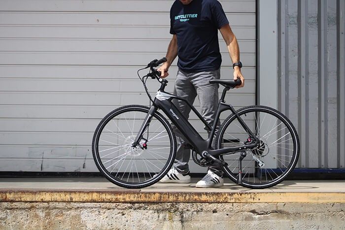 Vélo électrique Vadrouilleur 21.1 - Full carbone - Autonomie 100Km - Noir