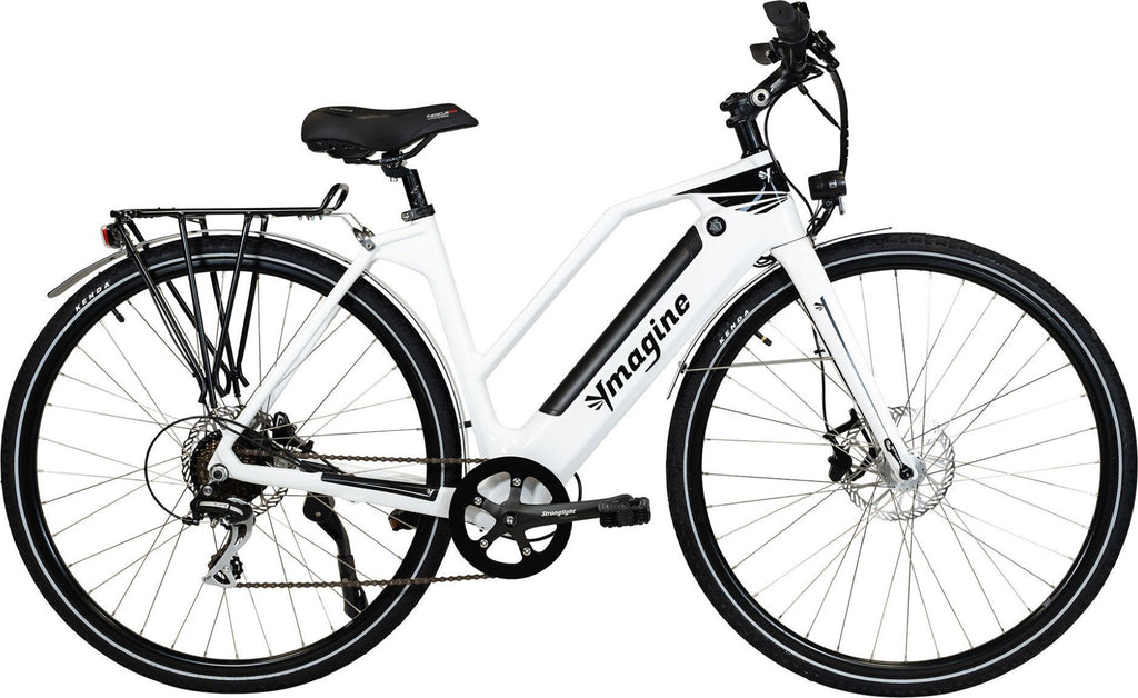 Vélo électrique Vadrouilleur 21.1 - Full carbone - Autonomie 100Km - Blanc
