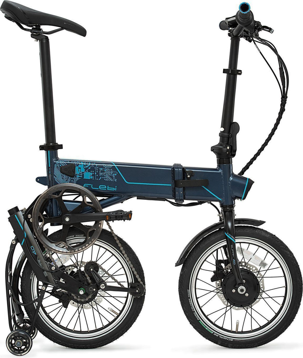 Vélo électrique pliant Supra 4.0+ Tech Navy | Roues 16