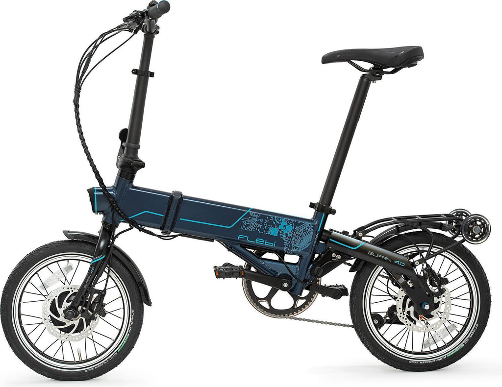 Vélo électrique pliant Supra 4.0+ Tech Navy | Roues 16