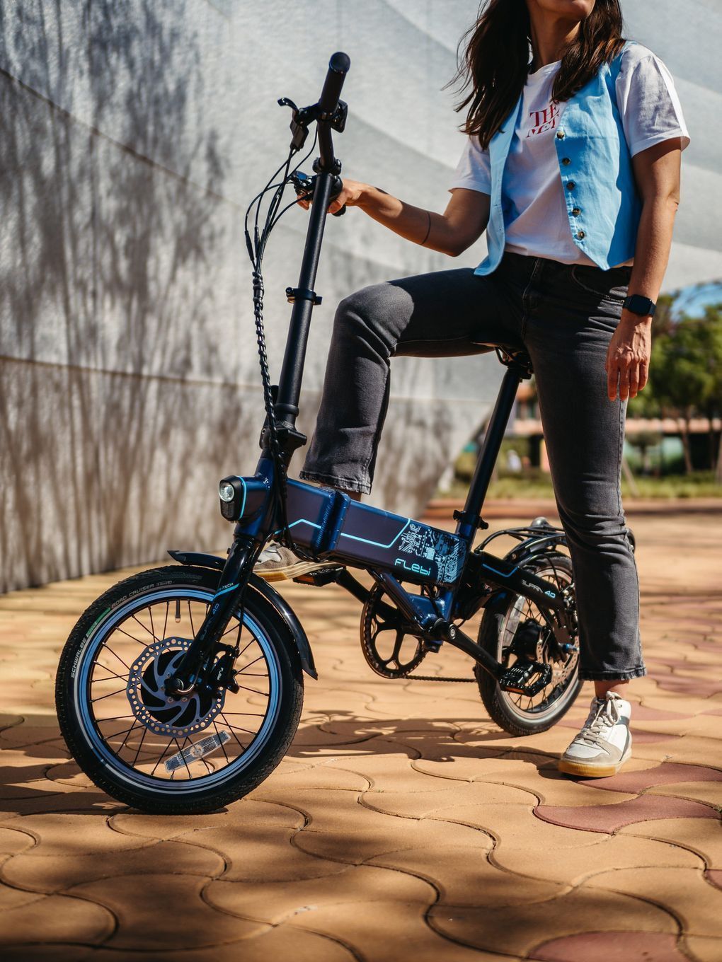 Vélo électrique pliant Supra 4.0+ Tech Navy | Roues 16