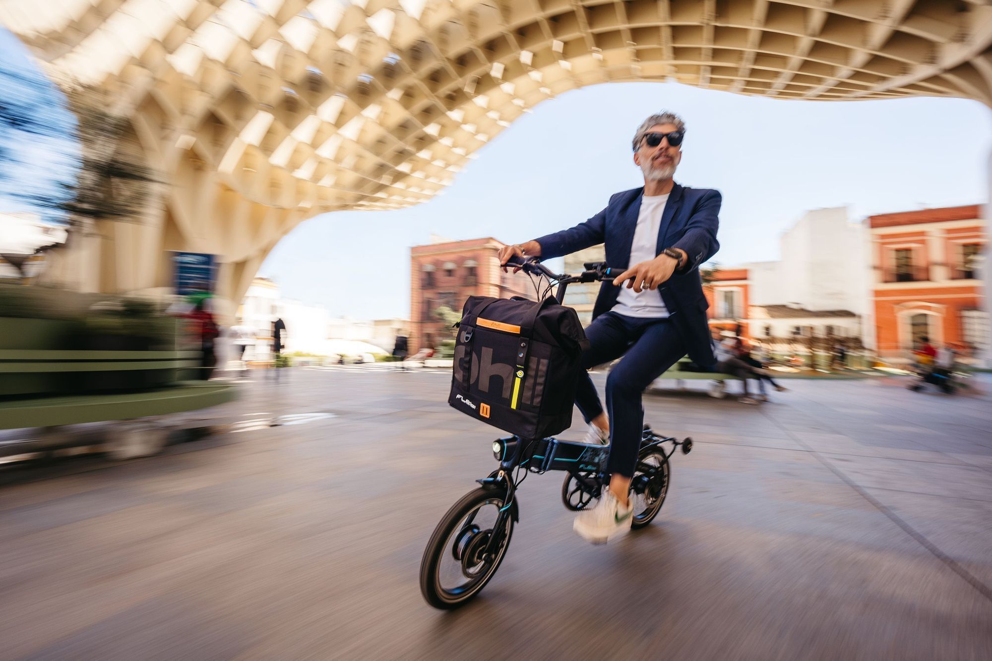 Vélo électrique pliant Supra 4.0+ Tech Navy | Roues 16
