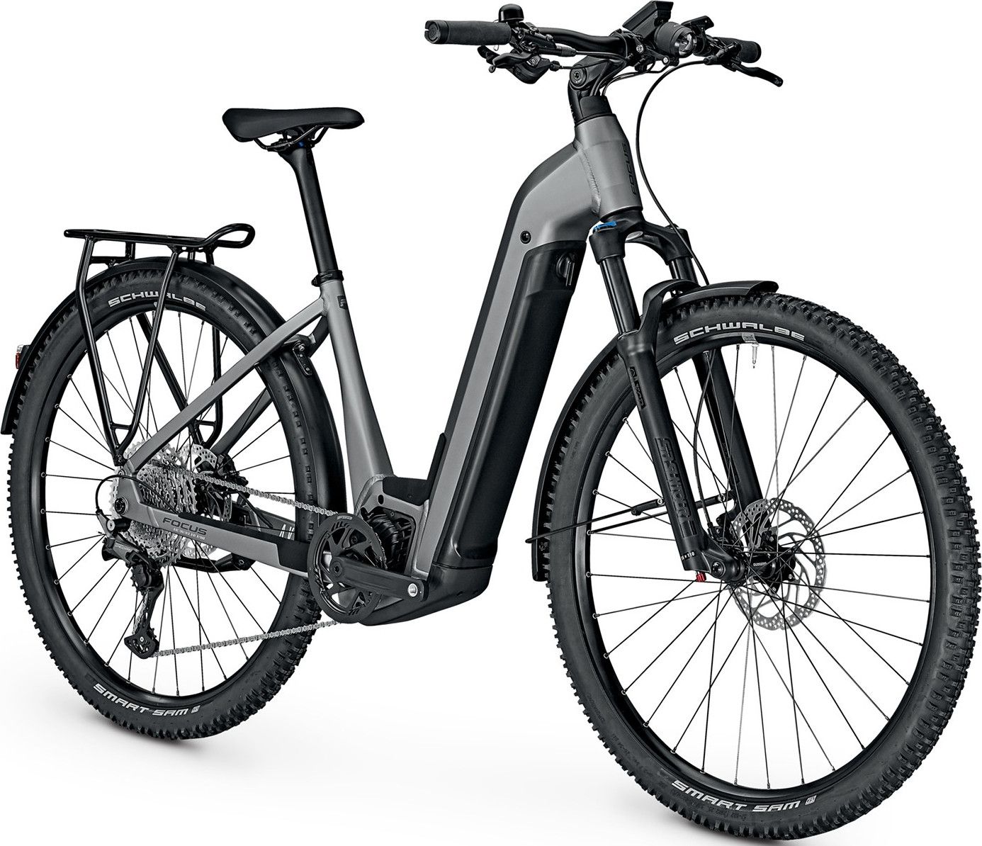 VTC Électrique Focus Aventura² 6.8 Shimano Deore 11V 750Wh 29'' Gris