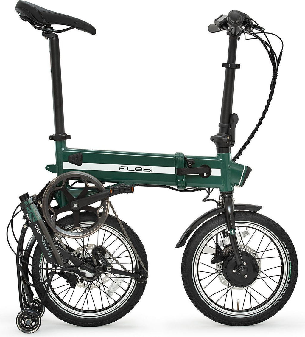 Vélo électrique pliant Supra 4.0 British Green | Roues 16