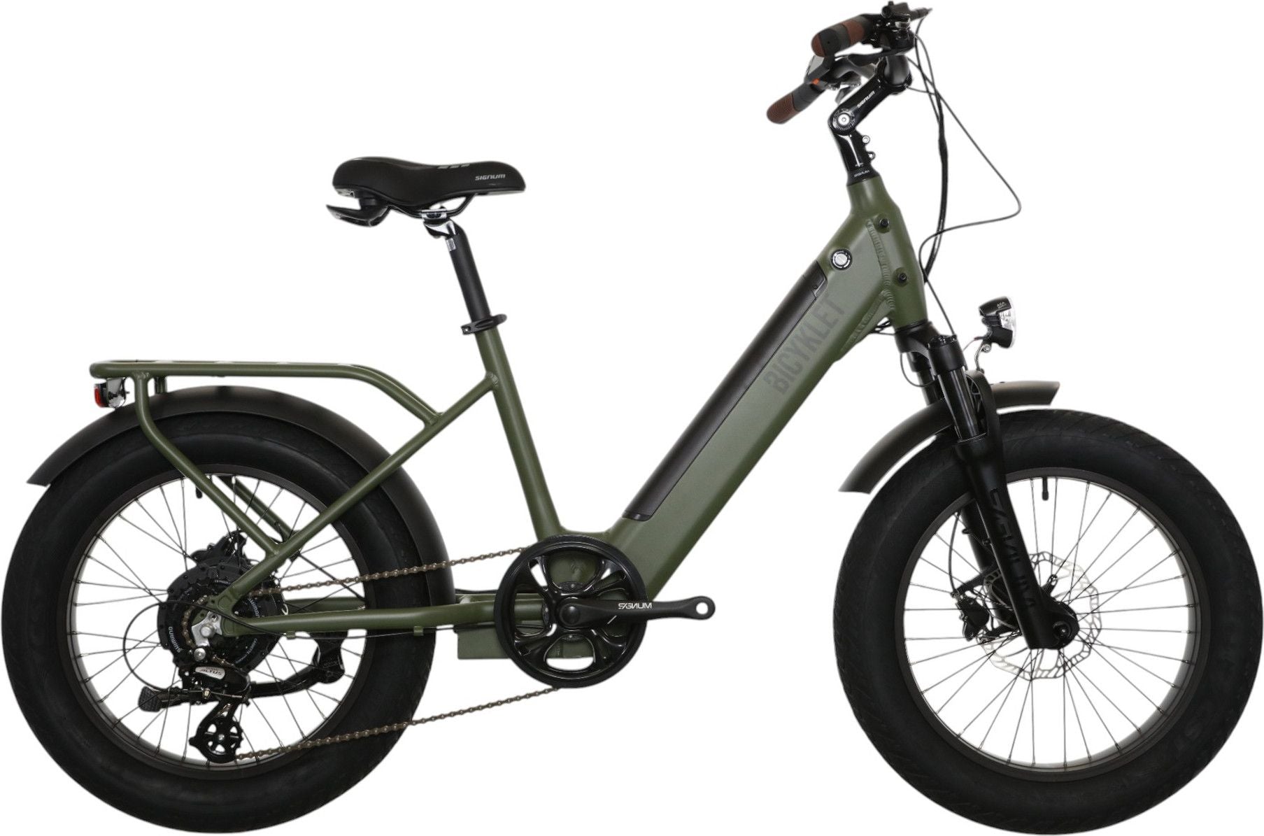 Vélo Cargo Shortail Électrique Bicyklet Shimano Altus 7V 670 Wh 20'' Beige Ivoire