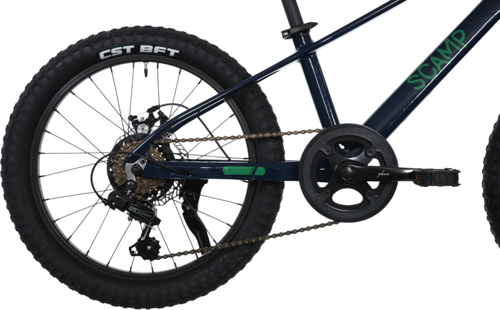 VTT Semi-Rigide Enfant Scamp TallFox Shimano Tourney 7V 20'' Bleu