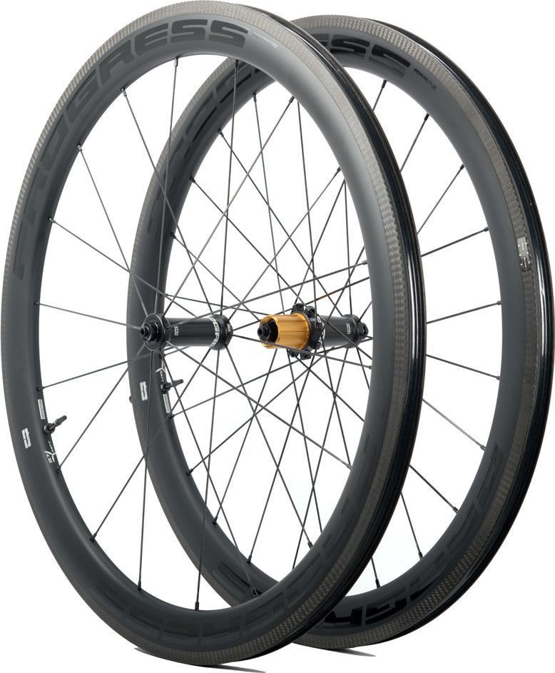 Paire de roues Progress A-Prime Noir | 9x100/9x130 mm | Patins | Campagnolo