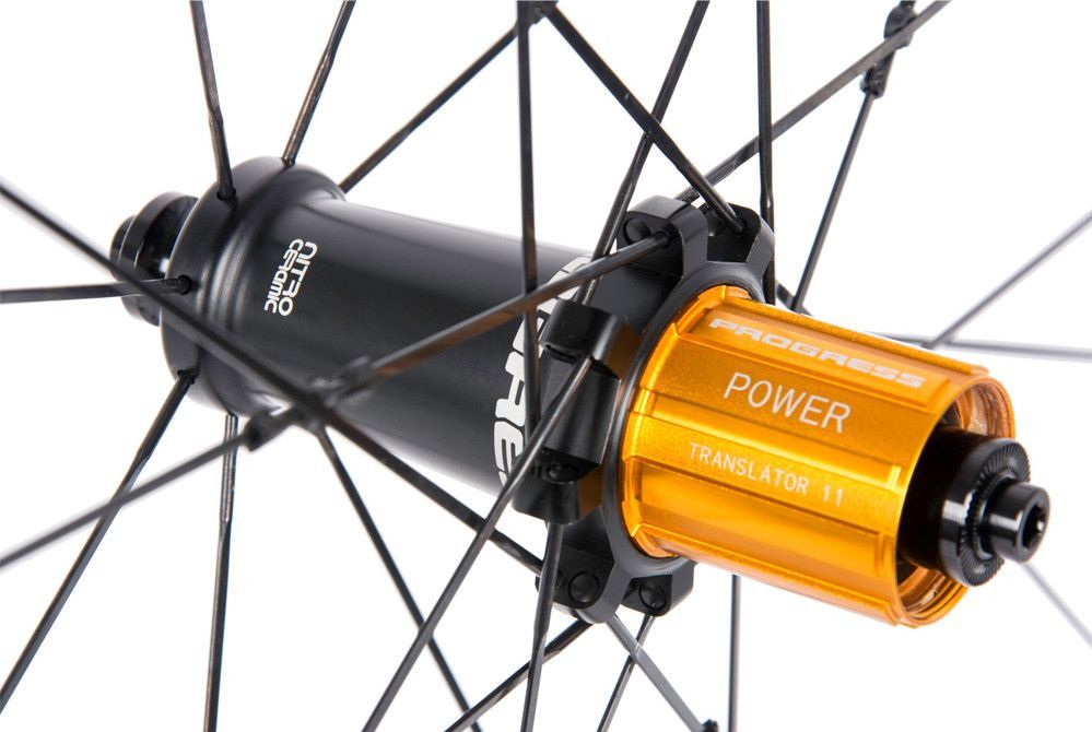 Paire de roues Progress A-Prime Noir | 9x100/9x130 mm | Patins | Campagnolo