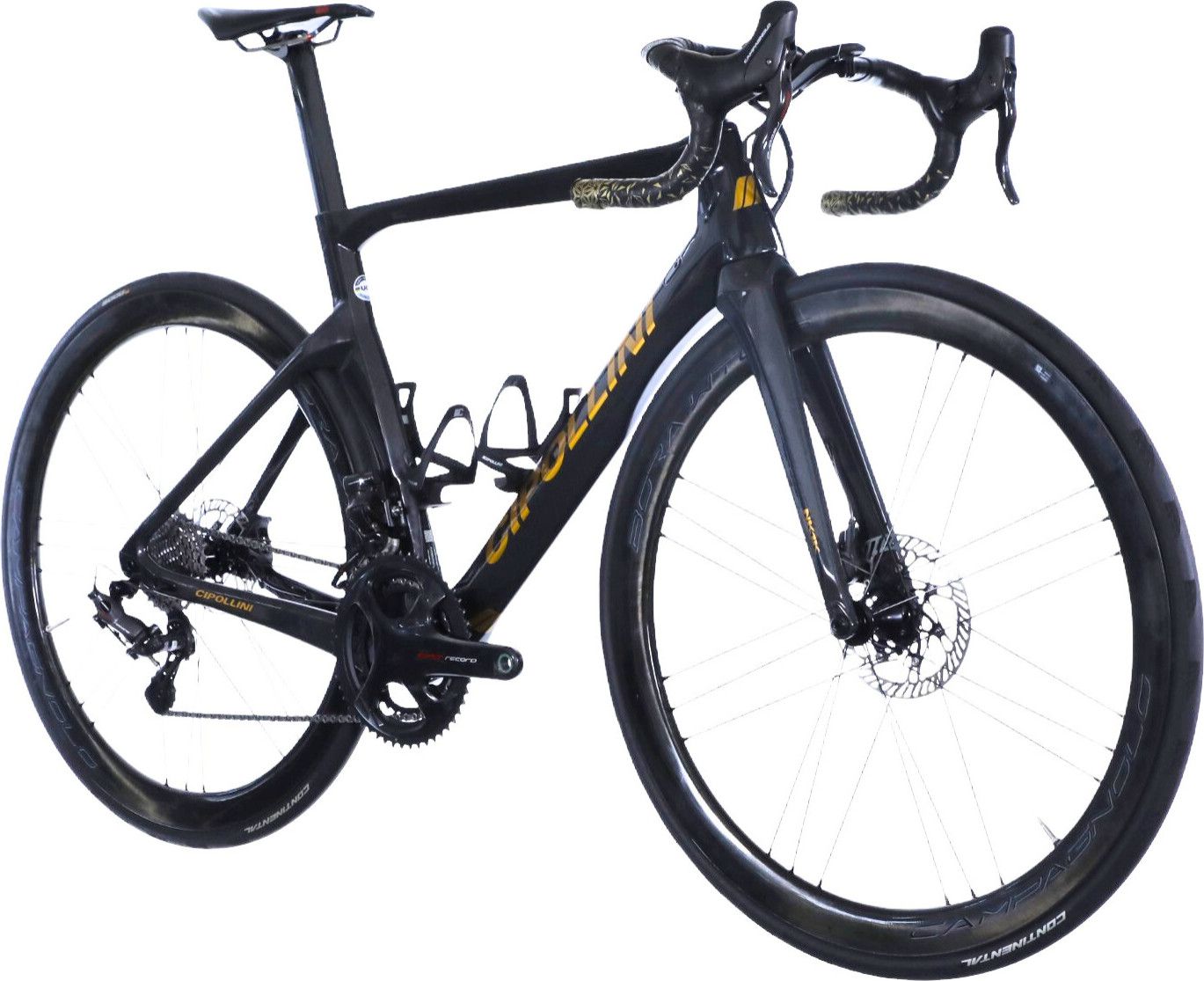 Vélo de Route Cipollini NK1K DB Campagnolo Super Record EPS 12V 700 mm Carbon / Noir/Or 2021 - Produit Reconditionné / Bon État