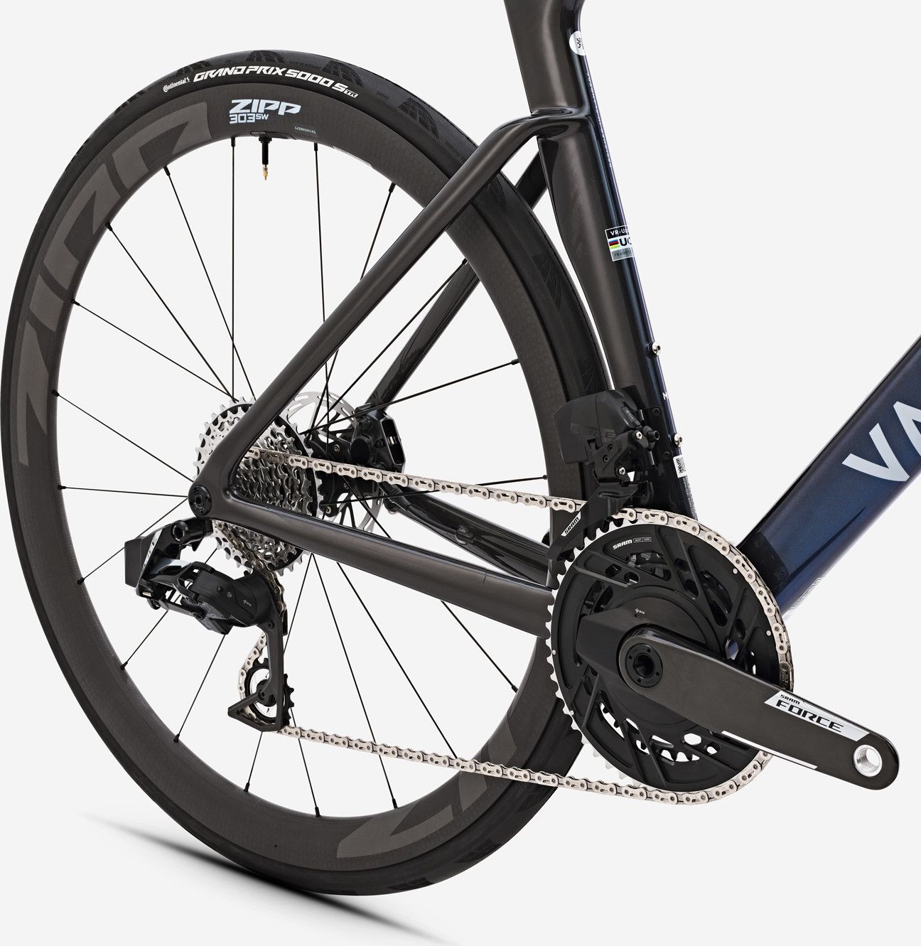 Vélo de Route Van Rysel RCR Pro Sram Force AXS 12V 700 mm Bleu Midnight