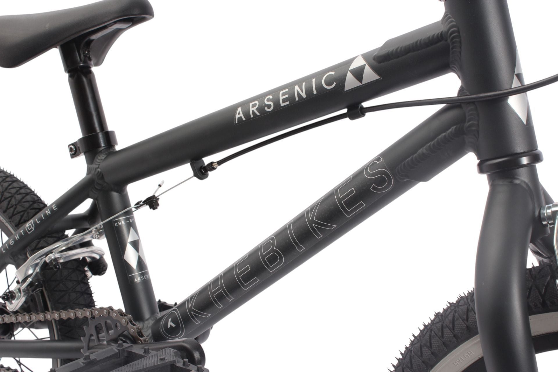 Vélo BMX alu enfant ARSENIC LL noir 16 pouces 7.9kg