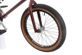 Vélo BMX adulte CENTRIX FC rouge-marron 20 pouces 10.9 kg