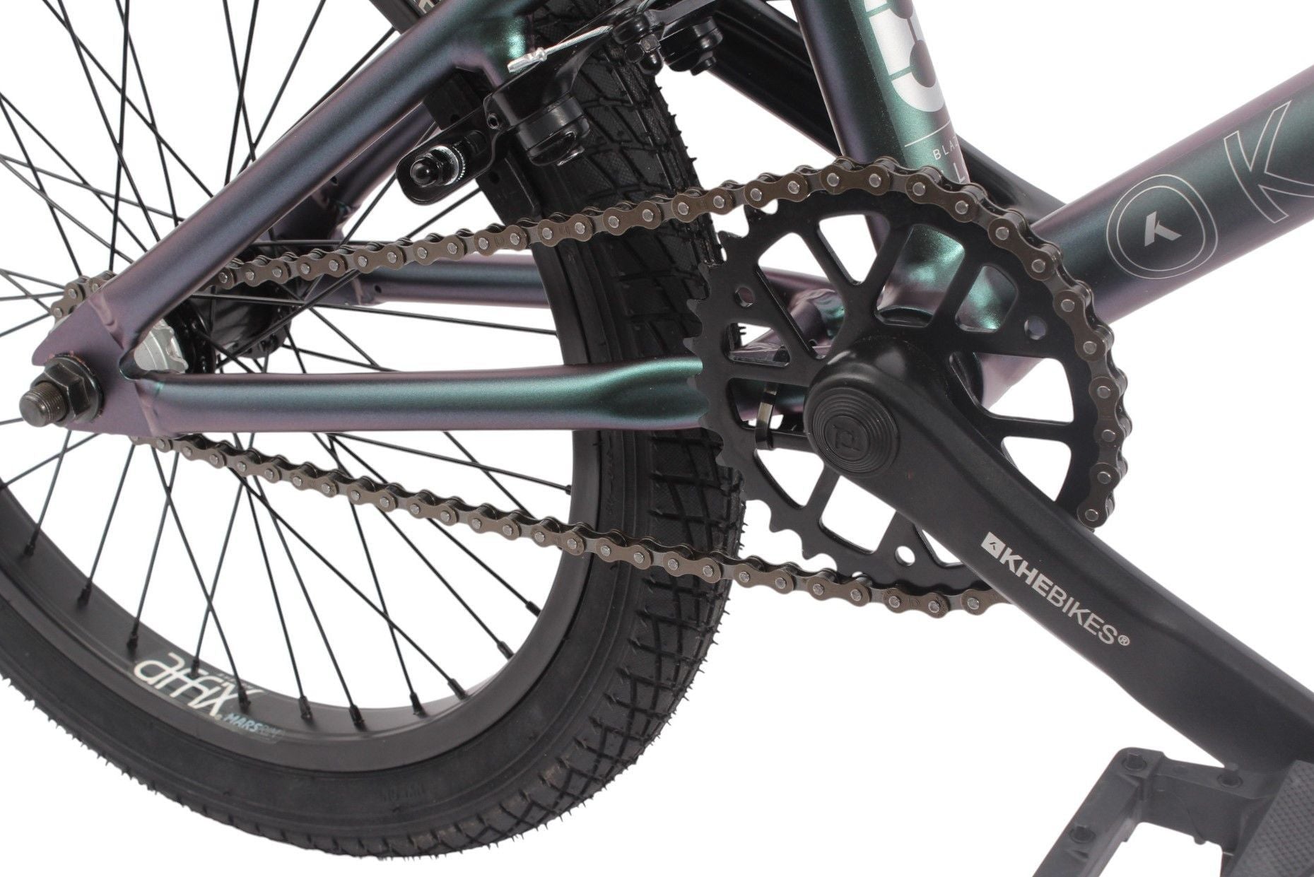 BMX enfant alu BLAZE AL vert 18 pouces 9.3kg léger solide