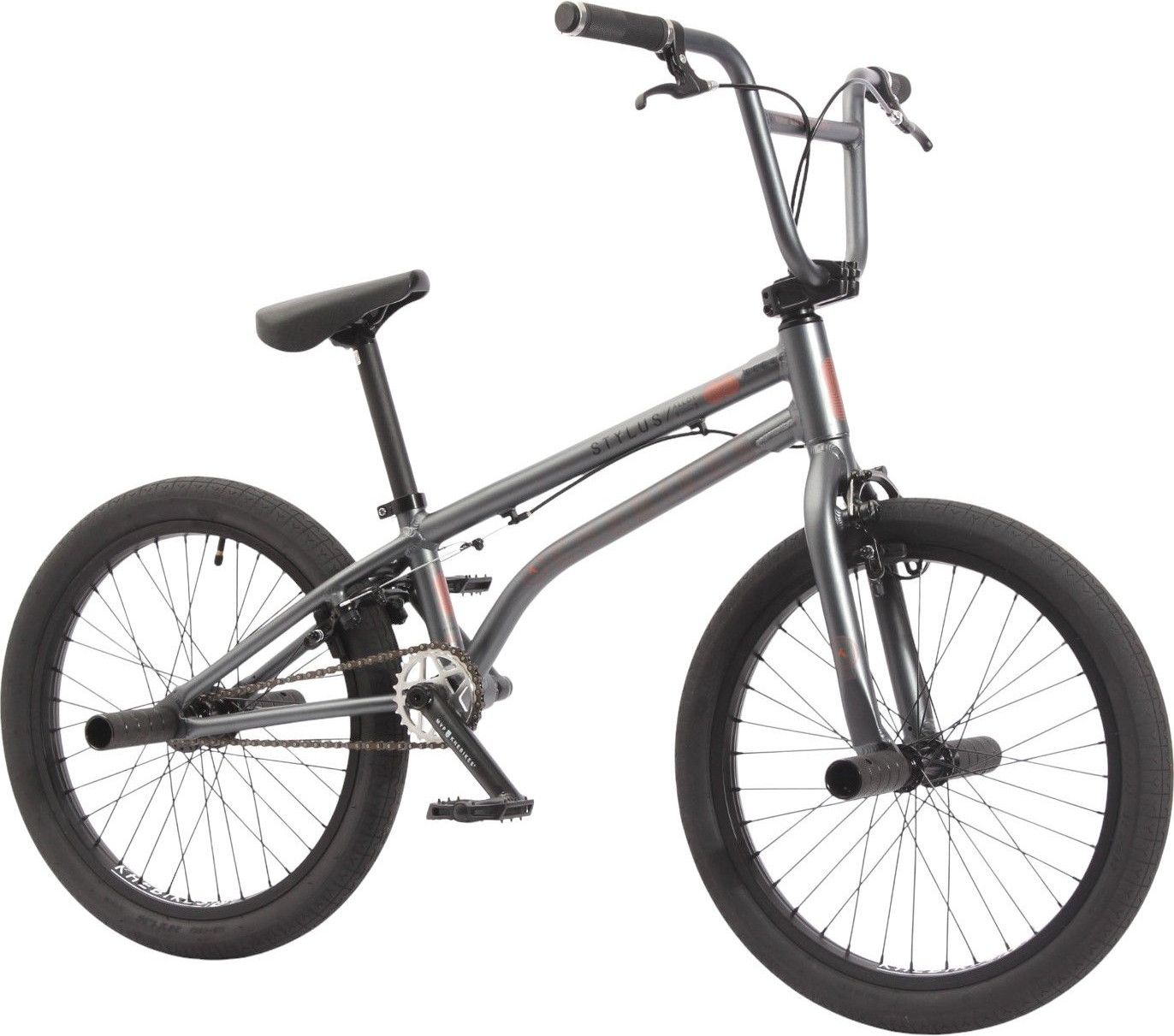 BMX adulte STYLUS V2 argent 20 pouces 8.9 kg