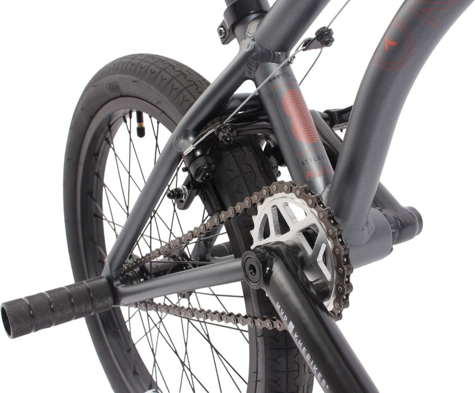 BMX adulte STYLUS V2 argent 20 pouces 8.9 kg