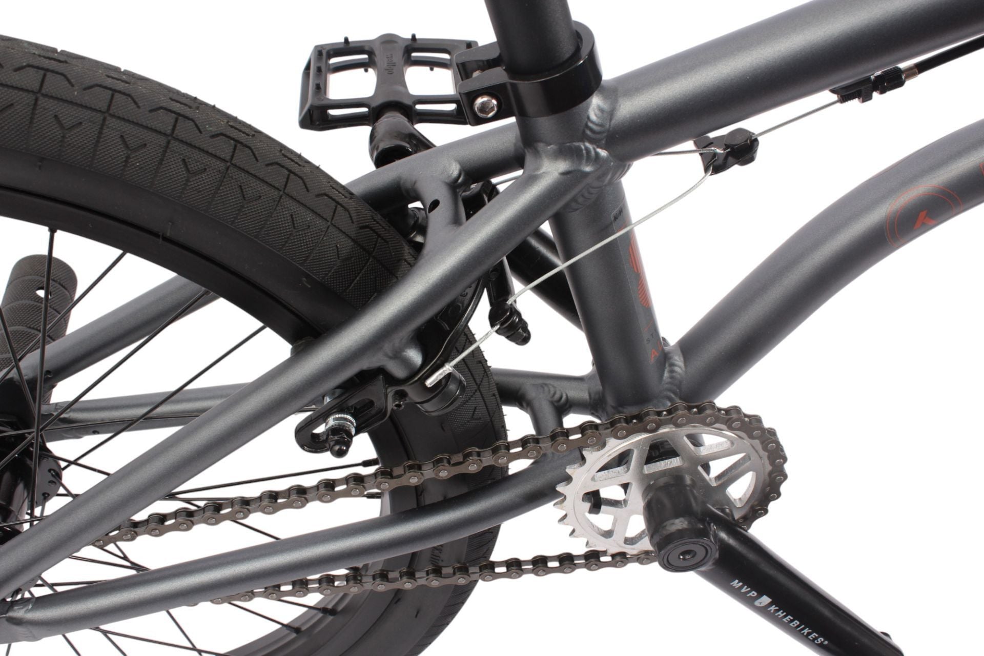 BMX adulte STYLUS V2 argent 20 pouces 8.9 kg