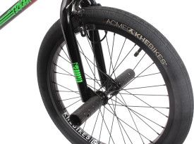 Vélo BMX en aluminium adulte TRICKY AL rouge 20 pouces 10.9 kg