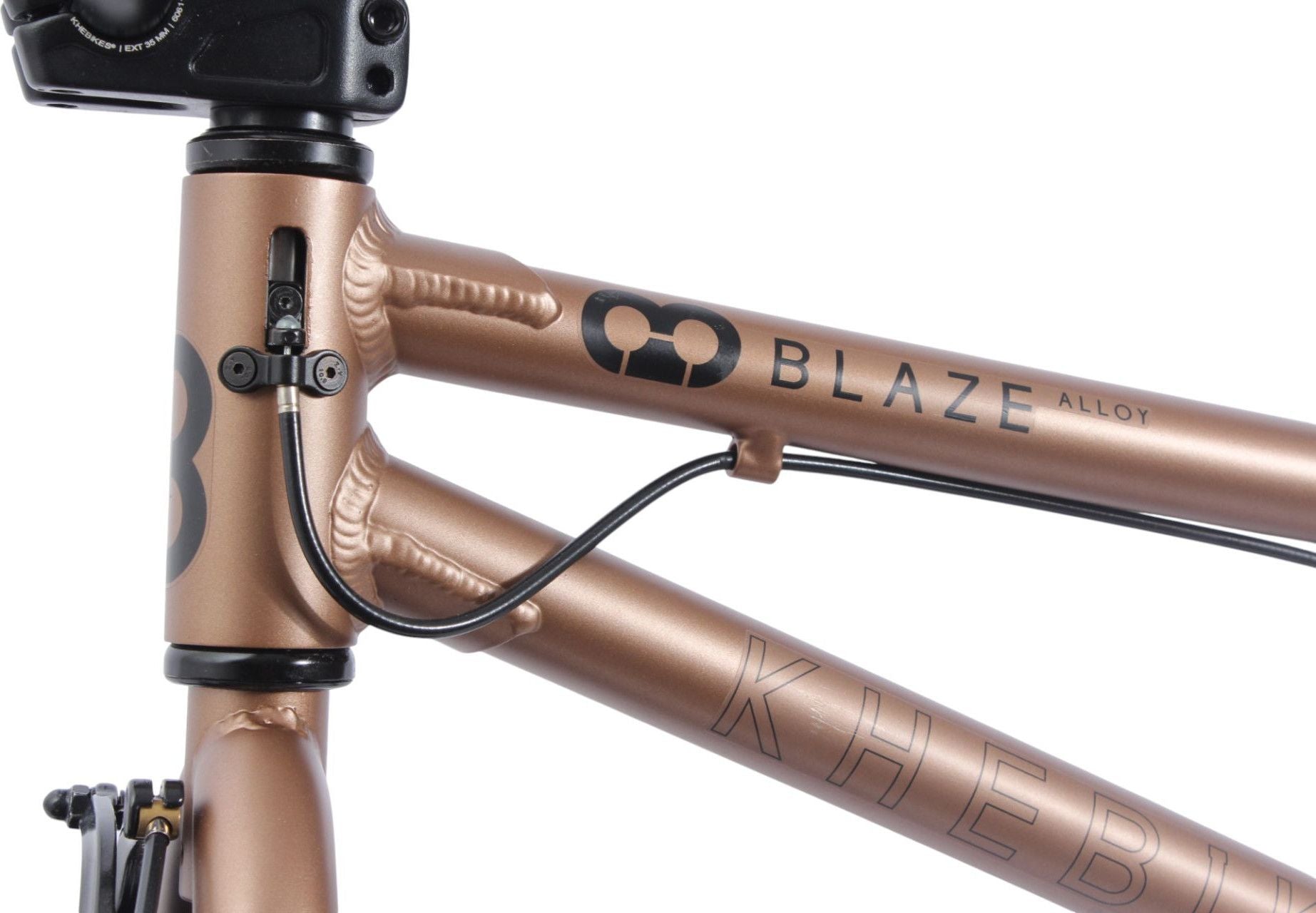 BMX 18 pouces KHE BLAZE AL enfant or cadre alu 9.3kg léger solide