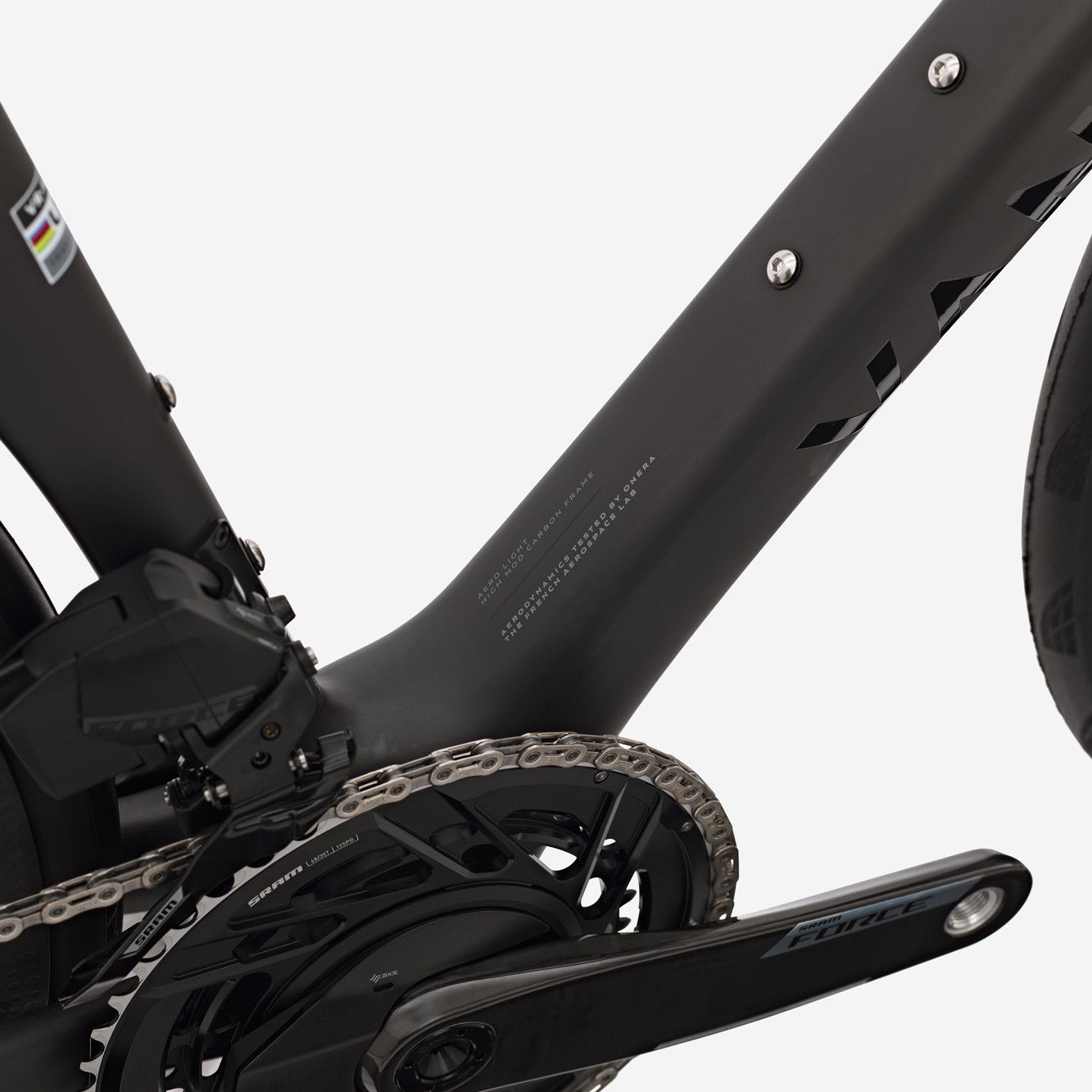 Vélo de Route Van Rysel RCR Pro Sram Force AXS 12V 700 mm Noir Carbon Raw