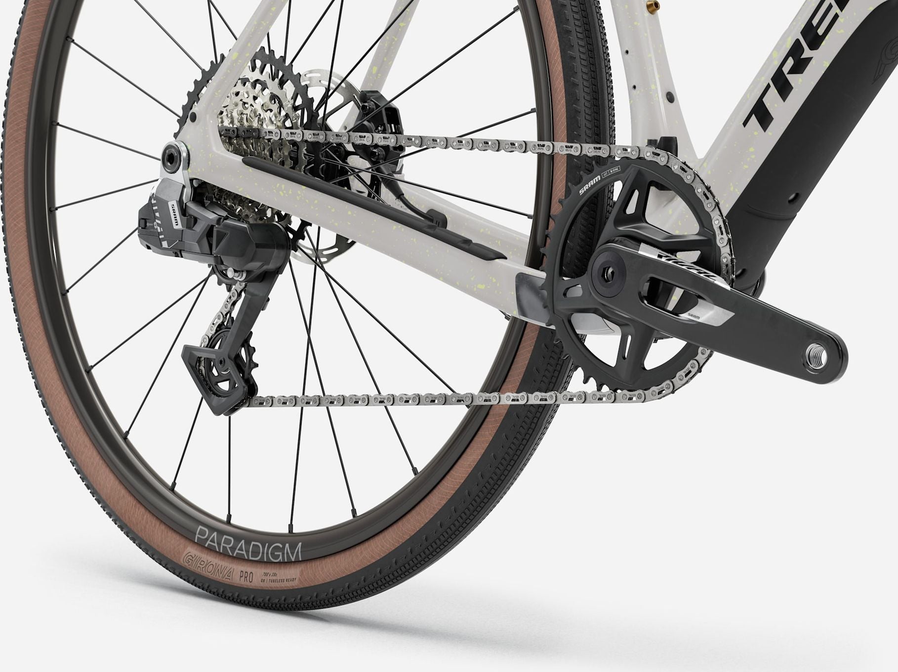 Vélo de Gravel Trek Checkpoint SL 6 Sram Rival AXS 13V 700 mm Blanc Gén. 3