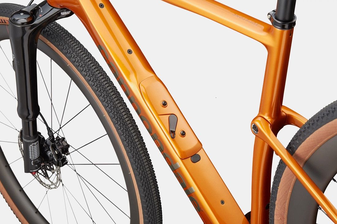 Vélo de Gravel Cannondale Topstone Carbon LTD Lefty Sram Force XPLR AXS/X0 T-Type AXS 12V 700 mm Orange