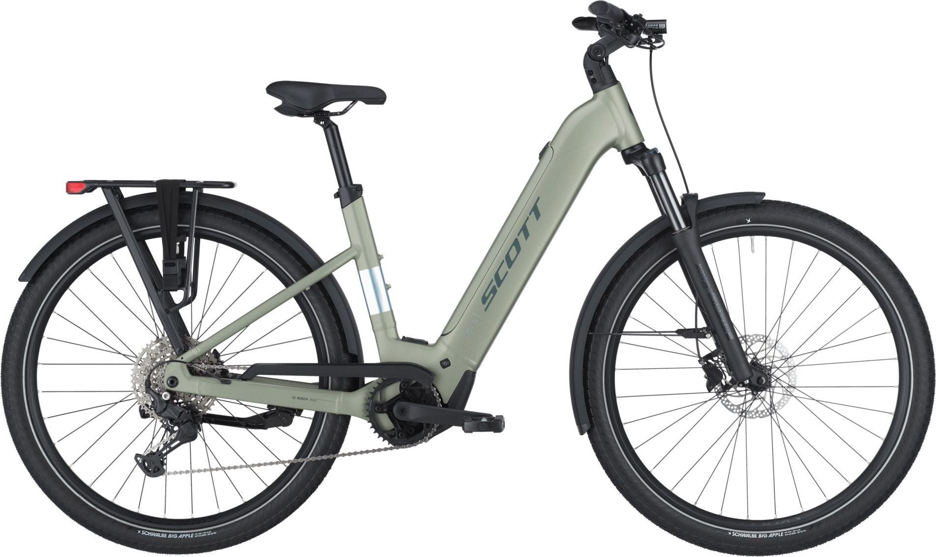 Vélo de Ville Électrique Scott Sub 30 Wave Shimano Cues 10V 600 Wh 700 mm Vert 2025 - Vélo d'Exposition
