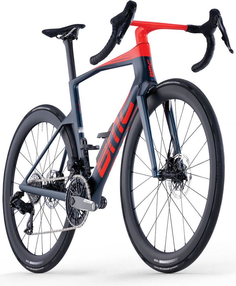 Vélo de Route BMC Teammachine R 01 Three Sram Force AXS 12V 700mm Bleu/Rouge 2026