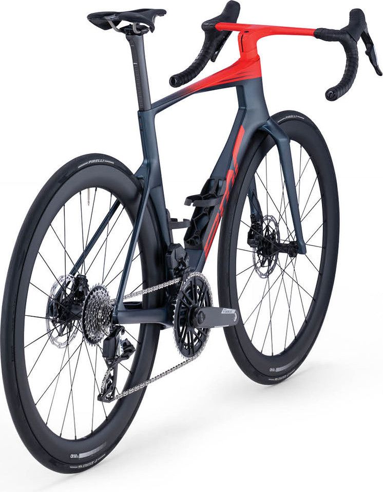 Vélo de Route BMC Teammachine R 01 Three Sram Force AXS 12V 700mm Bleu/Rouge 2026