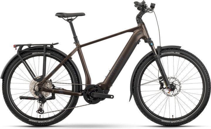 VTC Électrique Raymon TourRay Ultra Shimano XT/Deore 12V 720Wh 27.5'' Marron 2025