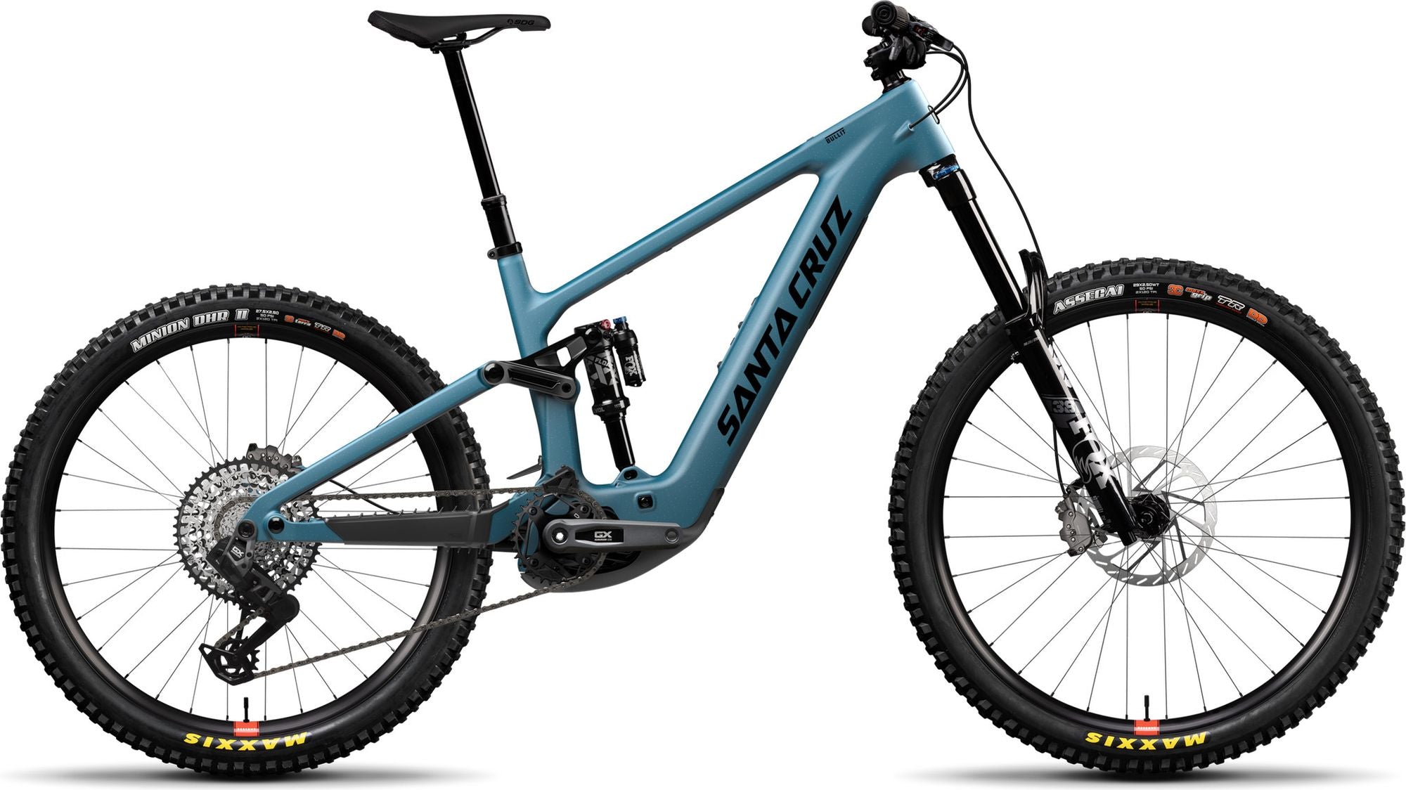 VTT Électrique Tout-Suspendu Santa Cruz Bullit 4 C GX AXS Sram 12V 600Wh MX (29/27.5'') Matte Teal Sparkl 2026