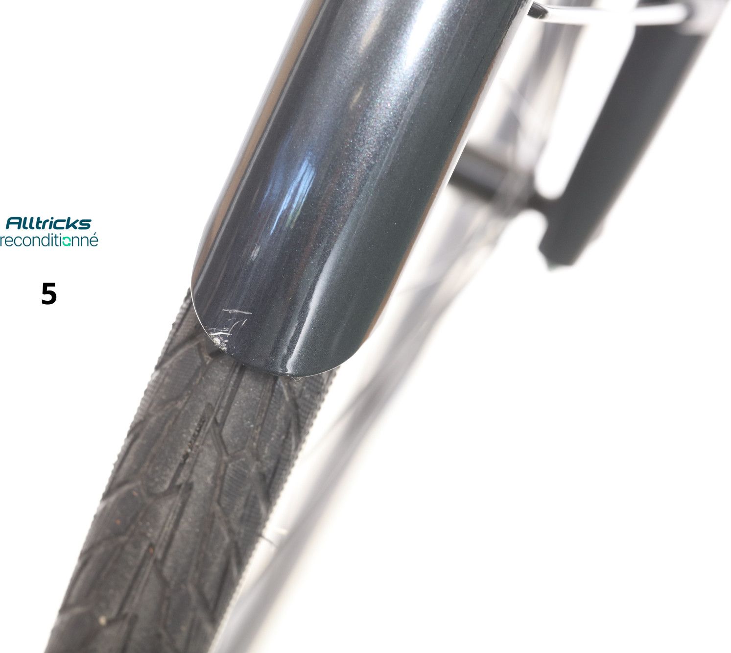 Vélo de Ville Électrique O2 Feel iSwan City Boost 6.1 Univ Shimano Altus 8V 432 Wh 28'' Gris Anthracite T.L 180/200cm - Produit Reconditionné