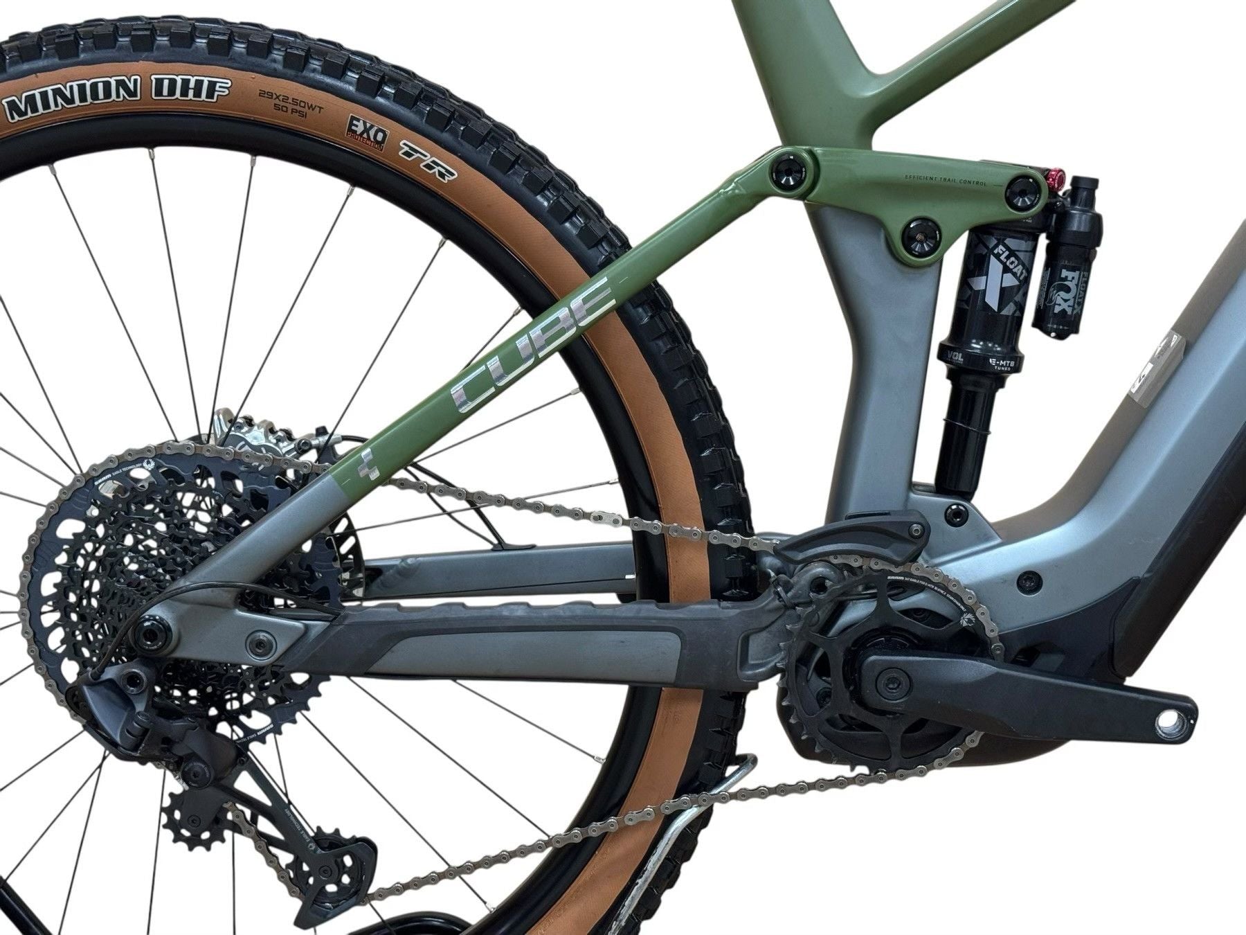 produit reconditionné . Cube Stereo Hybrid 140 HPC TM 750 Sram GX 2022 . VTT électrique . Cube . très bon état