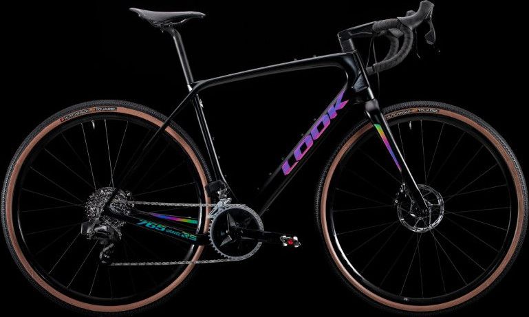 Vélo de Gravel Look 765 GravelRS Sram Rival AXS 12V 700 mm Noir