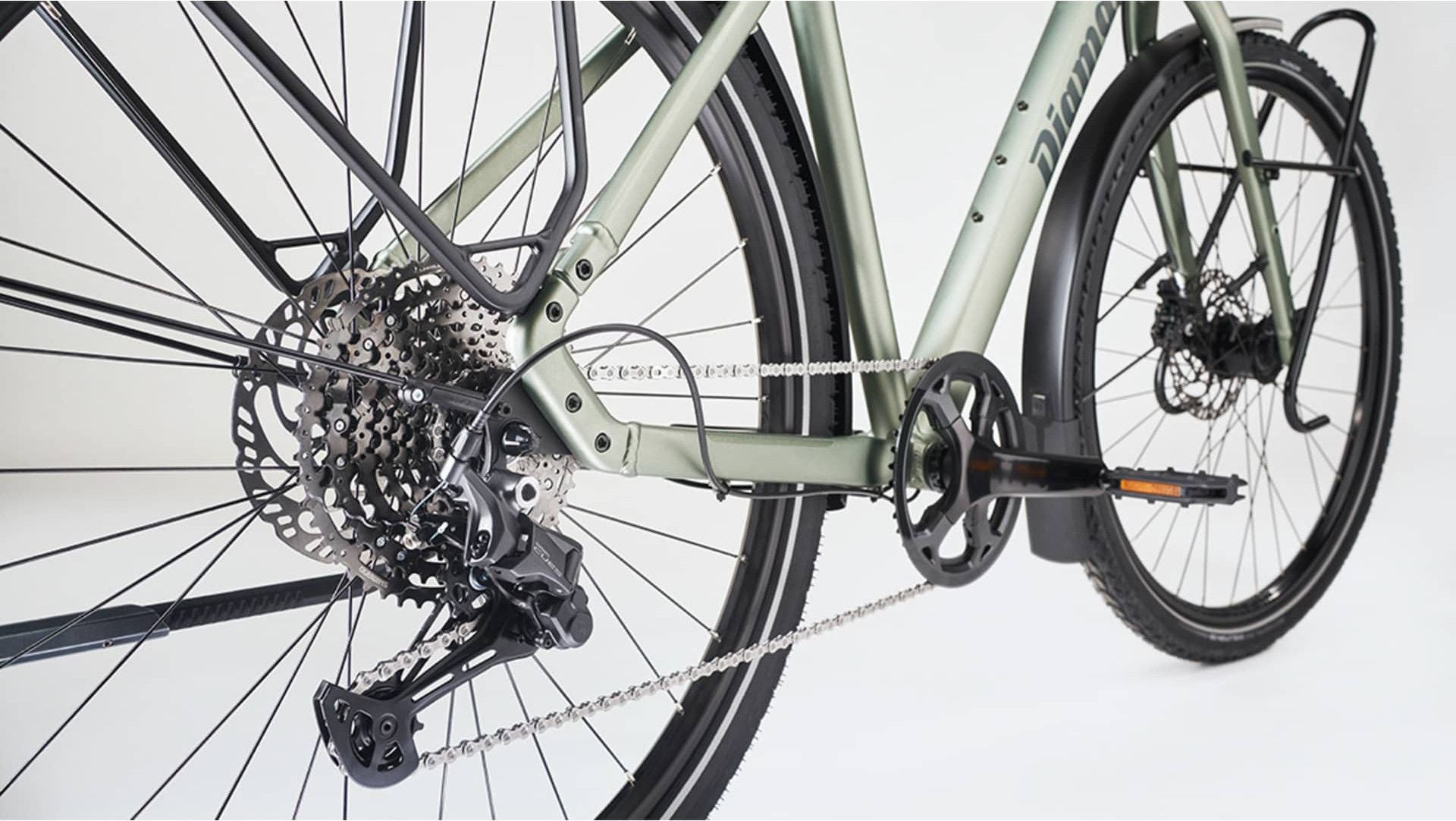 Vélo de Voyage Diamant Mahon World Shimano Cues 11V 700mm Vert 2025